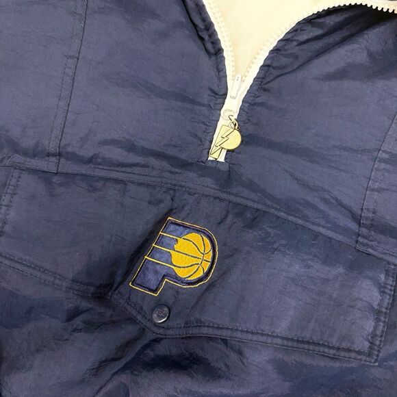Vintage 90’s Indianapolis Pacers NCAA REVERSIBLE Puffer - Picture 2 of 9